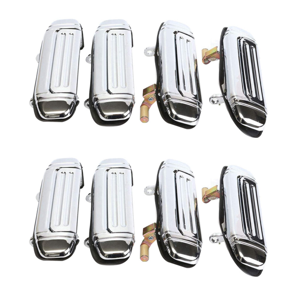 2X Car Chrome Door Handle Accessories For Pajero 1992 1993 1994 1995 1996 1997 6031541320726