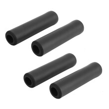 4X Handle Bar Grips Scooter BMX MTB Mountain Bike Bicycle Cycle Ultralight Silicone(Black)