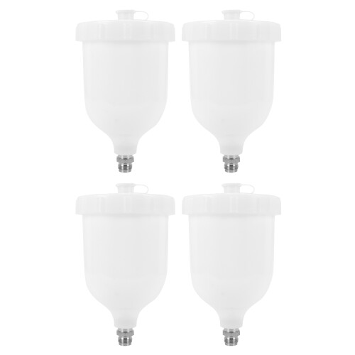 4X Spray Gun Cup Replacement Pot 600ML for Devilbiss  / TEKNA Pro Pri FLG New