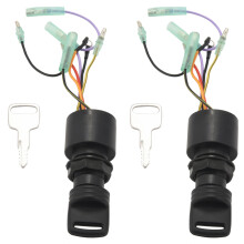 2X 87-17009A5 Boat Motor Ignition Key  for Mercury Outboard Motors 3 Position Off-Run-Start