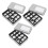 42X Car Window Glass Lift Button Sticker for   B C E Gla Cla Glk Gl Ml Gle Class 1