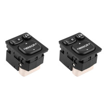 2X 9 Pin Car Outside Plastic Rear View Mirror Power Button Control 84872-52040 84870-0P010 for Camry Rav4