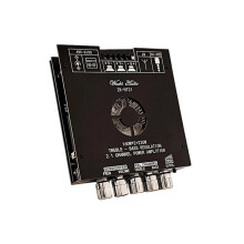 Verbesserte ZK-HT21 -Leistungsverstärkerplatine 2.1-Kanal 2x160W+220W Subwoofer-Digitalverstärkermodul