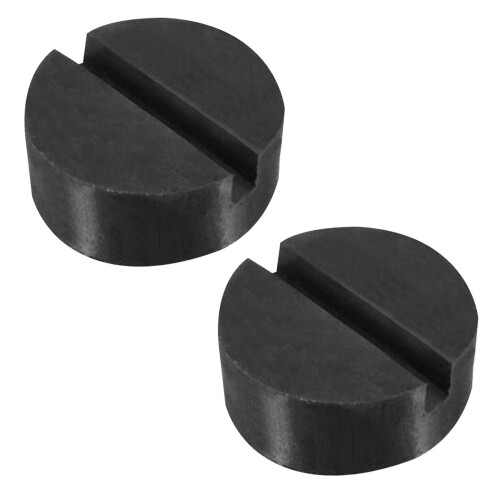 2X Car Rubber Disc Pad Car Vehicle Jacks Jack Pad Frame Protector Rail Floor Jack Guard Adapter Tool