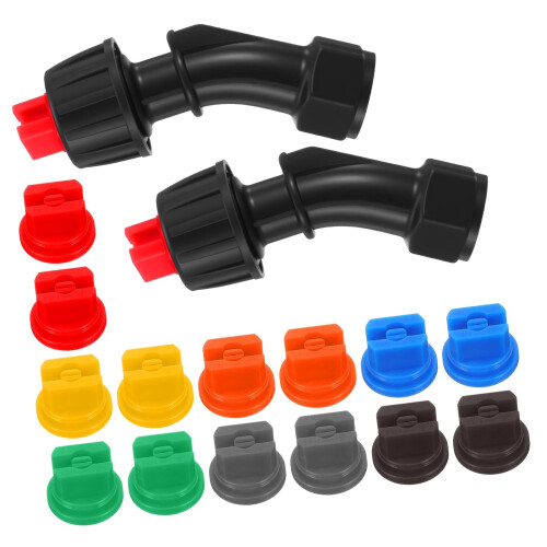 Les jets 16pcs polyvalents becs modèle de fan de 110 degrés pour