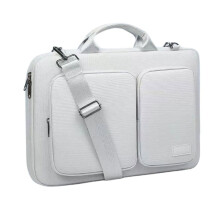 Laptoptasche, Handtasche, 13,3 Zoll, für für Notebook, Schultertasche, Schutzhülle, Silberfarben