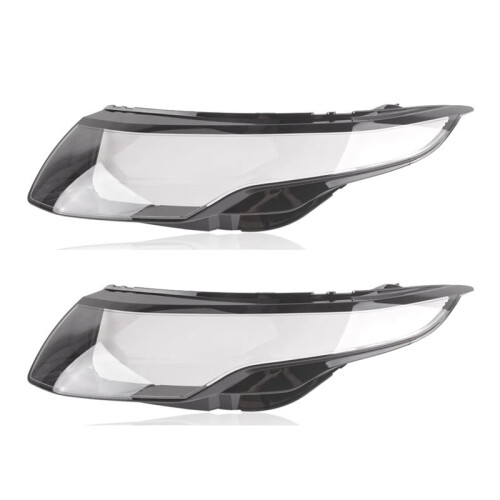 2X Car Front Headlight  Light Lamp Lens Shell Cover Replacement for   Evoque 2012-2015 Left