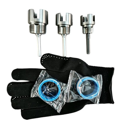 PVC Pipe Threader, 4 in 1 Water Pipe Threader for 1/2"&3/4"&1" PVC/Plastic Pipes, Pipe Thread Cutting Tool