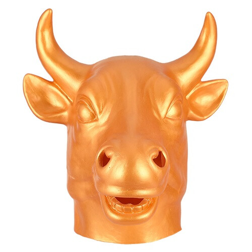 (40783) Stierkopf-Latexmaske 1