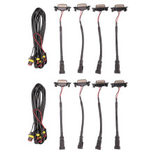 8x para Tacoma TRD Pro 2016-2021 / 2019-2021 RAV4 LED Parrilla Delantera Luz ámbar Ahumada Luces de Circulación Diurna Lámpara