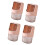 Miniature Cotton Tip Dispenser Box With Dustproof Cap-Pink 1