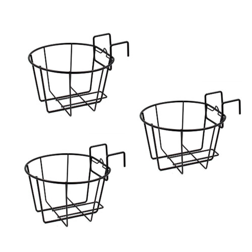 Supports de pots de fleurs suspendus en métal, cadre de Support