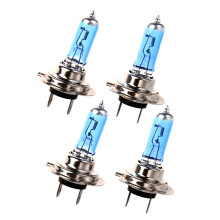 Lampara LED de Coche - 4Piezas de Juego H7 6000K Lampara de Faro de Halogena de Gas de Xenon Lamparas H7 100W 24V Supper Brillante Iluminacion Blanca