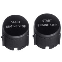 2X Coperchio Pulsante Interruttore Avviamento Motore per Sport Edition 2010-2016 4 2010-13 Nero