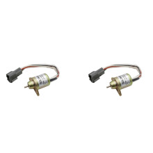 2X Solenoide di Intercettazione Carburante per TRACTOR Generatore 119233-77932