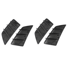 4Pcs Auto Anteriore Cappuccio Air Vent Griglia di Copertura del Flusso D'aria di Aspirazione Cappe per W164 ML/GL Class 2008-2011