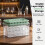 (Single Layer, Green, 1pcs, -) Press-Release Silicone Ice Cube Tray with Lid, Double Layer 3