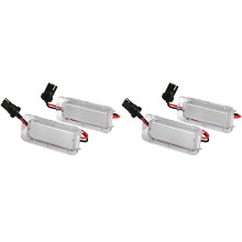 4X Car LED License Plate Light for XF X250 XJ X351