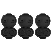 3X Silicone Charging Port Waterproof Dustproof Protective Cover for Model 3 2017-2020 Model Y-Eur Version