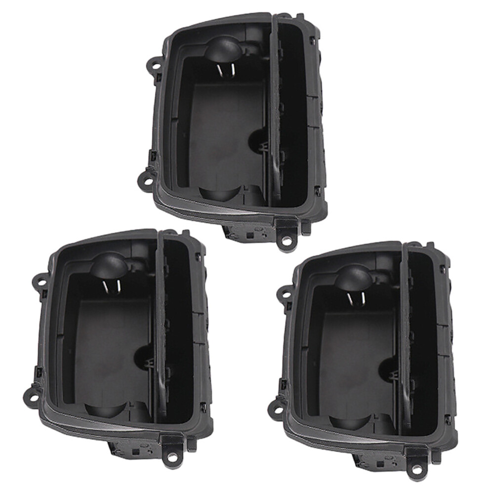 3X New Plastic Center Console Ashtray Assembly Box Fit For 5 Series F10 F11 F18 51169206347 Black 4711601885052