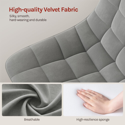 WOLTU Dressing Table Stool Swivel Modern Vanity Chair, Height Adjustable Bedroom 2
