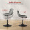 WOLTU Dressing Table Stool Swivel Modern Vanity Chair, Height Adjustable Bedroom 6