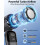 Handheld Fan, Portable USB Rechargeable with 100 Speeds, Foldable Mini Hand Held 3