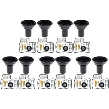 5X Repair Kit Carburetor Diaphragm Plunger with Needle for Steed Shadow VLX 400