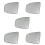 5X Left Side Rear View Mirror Side Mirror Glass Heated + Adjustment for  X5 E70 2007-2013 X6 E71 E72 2008-2014 1