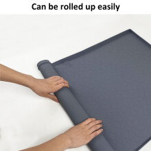 Flexible Küchenmatte aus Gummi, rutschfeste-86cmx56cm Grau