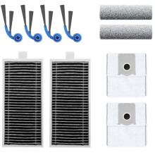 Kit de Pièces de Rechange pour Aspirateur Robot pour DEEBOT T80 : Brosse Latérale, Filtre et Sac à Poussière