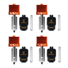 Kit de 4 Buses en Acier Trempé pour Têtes D'Impression pour P2S, H2D, P2S et H2C (0,2/0,4/0,6/0,8 mm)