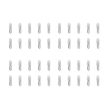 40Pcs T5 17 86 206 286 Halogen Bulb Car Instrument Panel Lamp Auto Wedge Dashboard Lamp 1.2W 12V Light Source Warm White