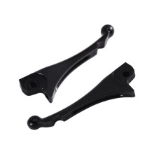 Leviers de Frein et D'Embrayage CNC et Poignées de Guidon pour Moto GTS 300 GTS300 2023 2024 2025 2026 - Poignées Noires