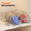 (Grey 2pcs, -) 2026 Flip-Top Baseball Cap Storage Box, Stackable Organizer 3