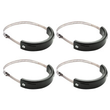 4X Motorcycle Accessories Exhaust Protector Can Cover Universal Fit 100mm-160mm Oval Exhaust for Yzf