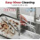 (Silver 1pcs, -) Ciseaux cuisine, coupe os, acier 3