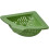 (Green, -) Magnetic Corner Sink Strainer, Triangular Drain Basket green 2