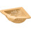 (White, -) Magnetic Corner Sink Strainer, Triangular Drain Basket green 2