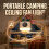 (White, -) Ventilateur plafond camping, télécommande 2
