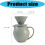 Ceramic Coffee Maker Dripping Brewer 830ml Capacity-Beige. 4