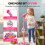 (Black, -) Micro karaoké, noir, support 3