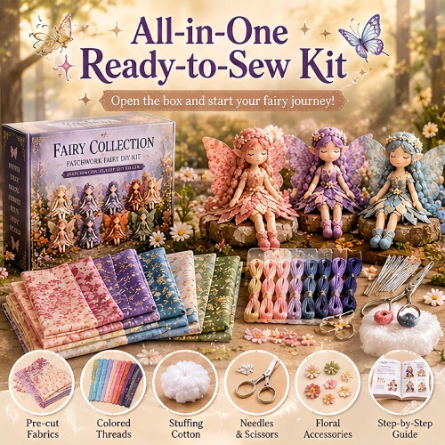 (2sets b, -) Kit de costura de hadas de flores, set A 1