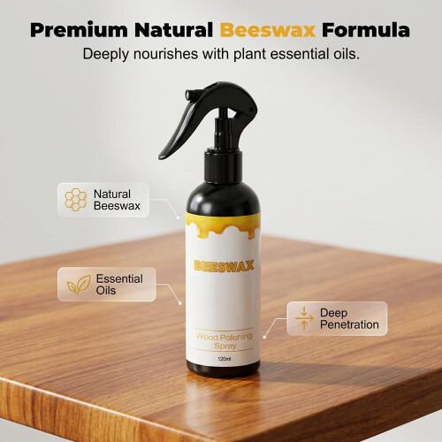 (1 PC, -) Spray cire d'abeille bois, 1 pièce 2