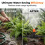 (33FT/8mm ID, -) Kit irrigation 16ft, buses orange 3