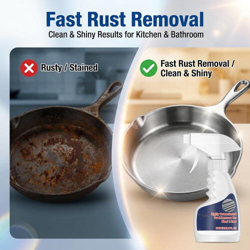 (1PCS, -) Highly Concentrated Steel Rust Remover, Quick-Acting 1PCS 2