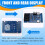HD-WF4 RGB Seven Color Small LED Display WIFI Control Card Module 384Wx256H Pixels HUB75 Interface Controller Panel Card 5