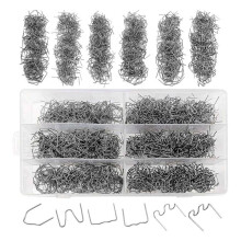 1200 Plastic Staples 6 Types Hot and Wave Staples for Car Bumper Repair,Architectural Modeling, and Plastic