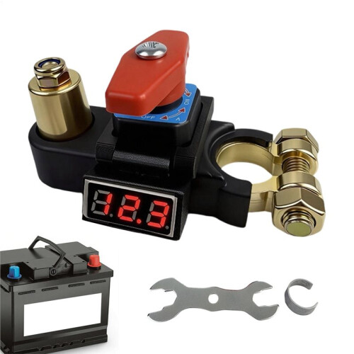 LED Digital Display Car Battery Disconnect  for Anti-Leakage Isolation Control 1