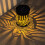 (Yellow 1pc, -) Lampes mandala solaires, aigle 2